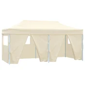 Vidaxl Zabavni šotor krema 291 x 580 x 315 cm Oxford tkanina