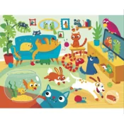 GIBSONS Živalska zabava Puzzle 24 kosov