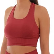 Eastbound ženski training top Asana seamless bra EBW851-RED