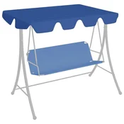 Zamjenski krov za vrtnu ljuljacku plavi 150/130 x 105/70 cm