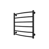Kupatilski rebrasti peškirni radijator INOX CLASSIC 122W/230V 57x53 cm inox/crna