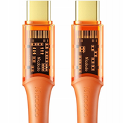 Mcdodo Telefonski kabel, zmogljiv, izjemno hiter, USB-C PD kabel, 100 W, 1,8 m, oranžen, Mcdodo CA-2113