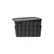 Škatla za shranjevanje ferm LIVING Paper Pulp Box L/30 x 15 cm 2-pack