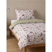 Sinsay - Set posteljine sa motivom božicnih macaka - BEŽ