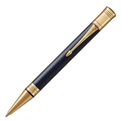 KEMIČNI SVINČNIK PARKER DUOFLOD CHEVRON, MODER