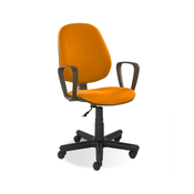 NOWY STYL Kancelarijska stolica Forex Black Orange, Narandžasta