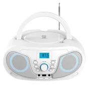 Silva Schneider MPC 25.4 USB bijeli PLL prijenosni radio/CD player/USB UKW-PLL, CD-R, CD-RW, MP3 i USB
