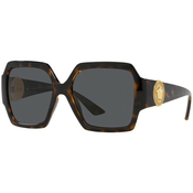 VERSACE Ženske naocare za sunce 0VE4453 108/87 56, Crno-braon