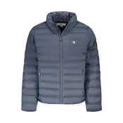 Calvin Klein Jeans  LS NYLON LT WT HOODED  FZ PUFFER  Modra