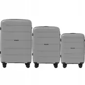 Set kofera WINGS HAWFINCH 3.0 TAMNO SIVI