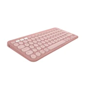 Tipkovnica Logitech Pebble Keys 2 K380s Multi-Device, roza, SLO g. - 920-011853