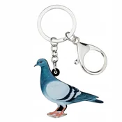 shumee Obesek za ključe PIGEON iz akrilne gume za DARILO