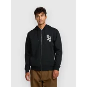 RVCA Benj Tiger Eyes jopica s kapuco black