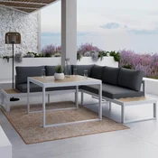 Bessagi Garden Jedilna Lounge Garnitura Veneya, 3-Delno