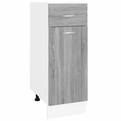 Vidaxl Spodnja omarica s predalom 30x46x81,5 cm inž. les