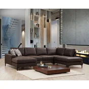 Atelier del Sofa Ugaona garnitura 90x90x155cm Braon
