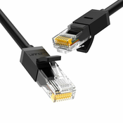 MREŽNI KABL UGREEN Ethernet RJ45 Rounded Network Cable, Cat.6, UTP, 3m (Black)