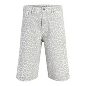 JACK & JONES Hlače JPSTOWEN ROY  svetlo siva / bela