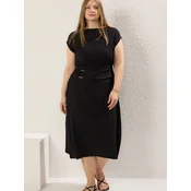 Trendyol Curve Ženska haljina Tbbss25Ah00197, Crna