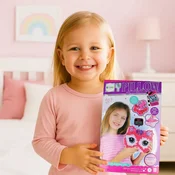 [pacza] Komplet za kreativno šivanje z vezenjem in mucko Z3153