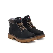 Tommy Hilfiger Gležnjarji T3X5-35280-0296A695 S Črna