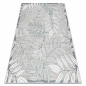 eoshop Preproga Strukturna BOTANIC 65241 Plošče ravno tkane za balkon, teraso - siva ( - Velikost: 157x220 cm)