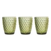 Tognana Set od 3 caše Diamond, 26 cl, Zelene