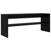 Vidaxl TV omarica Črna Orehovina 100 x 30 x 40 cm Konstruiran les