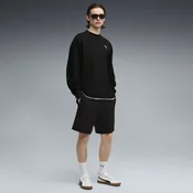 PUMA Essentials Elevated Relaxed Material Crew Sweatshirt Men, Clothing, Black, XXL