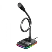 Omega Gaming Mikrofon VGMD1 RGB USB, Crni