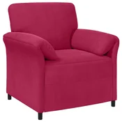 Vidaxl Enosobna sedežna garnitura Vinorodna rdeča 88 x 83 x 95 cm