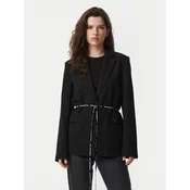 KARL LAGERFELD JEANS Blazer  črna / bela