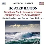 HANSON:SYMPHONY NO.6 & 7/, Črna