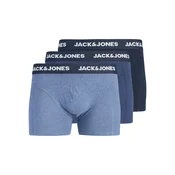 JACK & JONES Boksarice JACFAX modra / nočno modra / progasto modra / bela