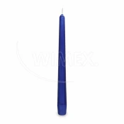 WIMEX s.r.o. Stožčasta sveča temno modre barve O23 x 245 mm [10 kosov]