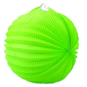 Lampion, okrogel, 22 cm, zelen