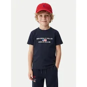 Beverly Hills Polo Club Majica P-SS26B-TS0132 Mornarsko modra Regular Fit