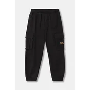 EA7 Emporio Armani Spodnji del trenirke 7B000028 AF10380 MC004 Črna Regular Fit