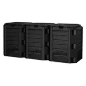 Prosperplast Prosperplast COMPOGREEN kompostnik 1200 l (3x400 l), črn, plastičen