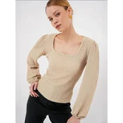 Bigdart Bluza Blusen naravno bela