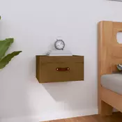 Vidaxl vidaXL Stenska nočna omarica 40x29,5x22 cm medeno rjava