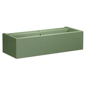 KERASAN KANAAL Elegantno Keramično Umivalno Korito 100x40cm, Mat Zelena
