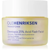 OLEHENRIKSEN Transform Dewtopia 25% Acid Flash Facial eksfoliacijska maska 50 ml