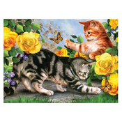 Set za slikanje akrilnim bojama Royal - Mačići, 39 ? 30 cm