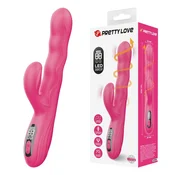 Gardj Europe Pretty Love Winters Pink – vibrator z rotirajočim zajčkom