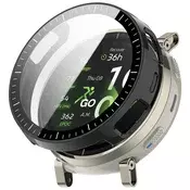 Ovitek z zaščito zaslona Techsuit Defense360 Pro za Amazfit Active 3 Premium - črn