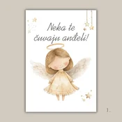 Magneti “Neka te cuvaju andeli” – nježna uspomena za krštenje, rodenje i posebne trenutke