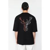 Trendyol Muška majica Tmnss25Ts00117, Crna