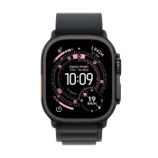 Apple Watch Ultra 3 Cellular 49mm Black Titanium Case with Black Alpine Loop - Large
