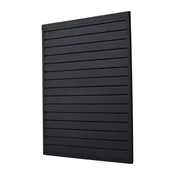 VEVOR Stenski panel s letvicami 1230x1235x20 mm Črn